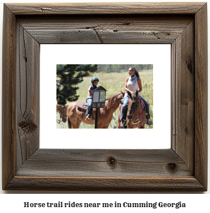 horse trail rides near me in Cumming, Georgia